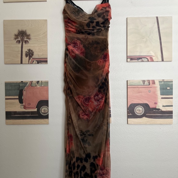 House of CB Dresses House Of Cb Nalini Floral Mesh Corset Cocktail Dress Poshmark